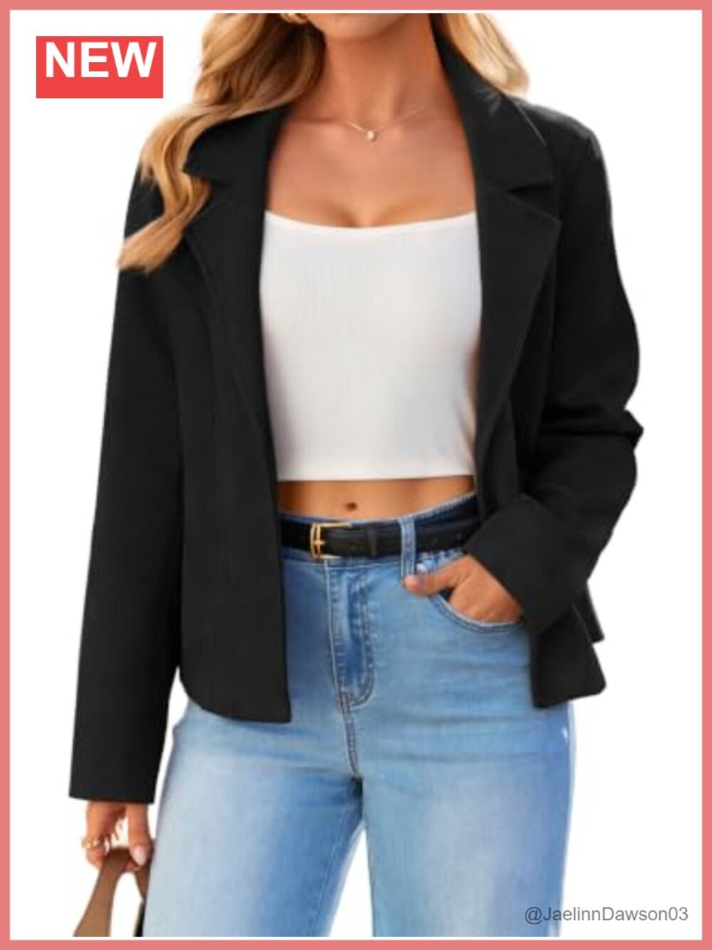 Faux Suede Lightweight Open Front Cropped Jacket Notch Lapel Coat